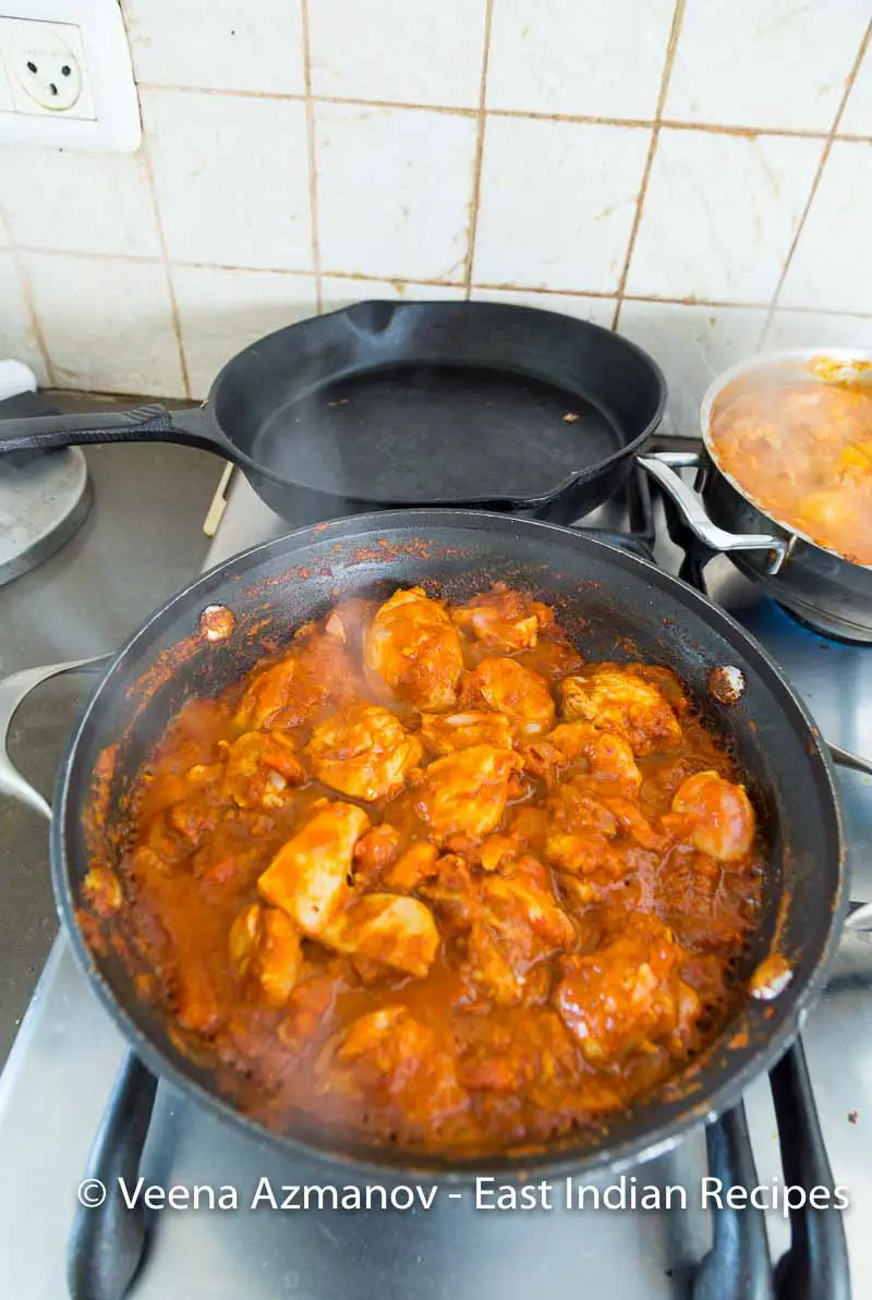East Indian Chicken with Apricots in Bottle Masala