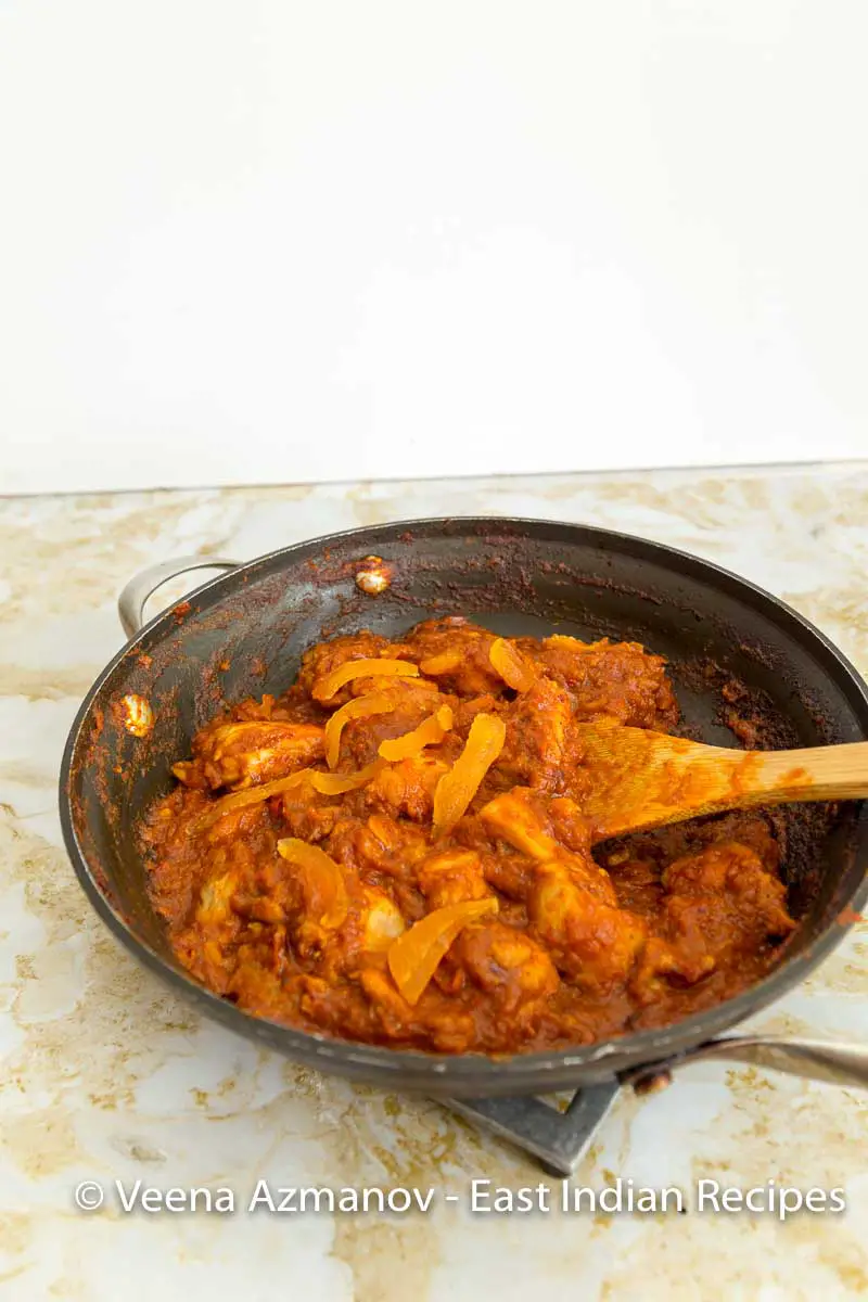 East Indian Chicken with Apricots in Bottle Masala