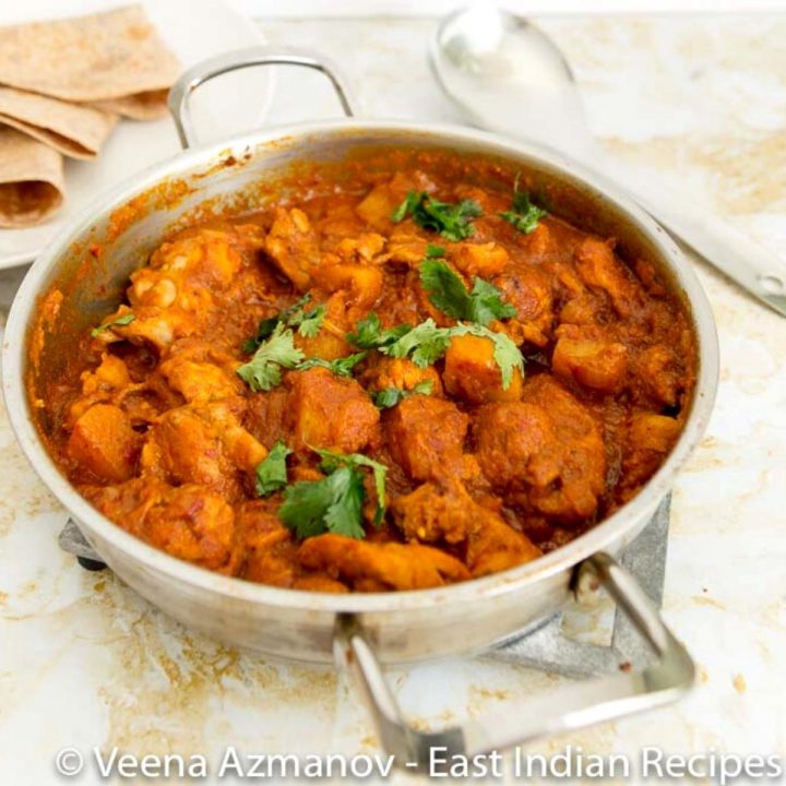 Ground Chicken Vindaloo - Mince Chicken Vindaloo - East Indian Recipes