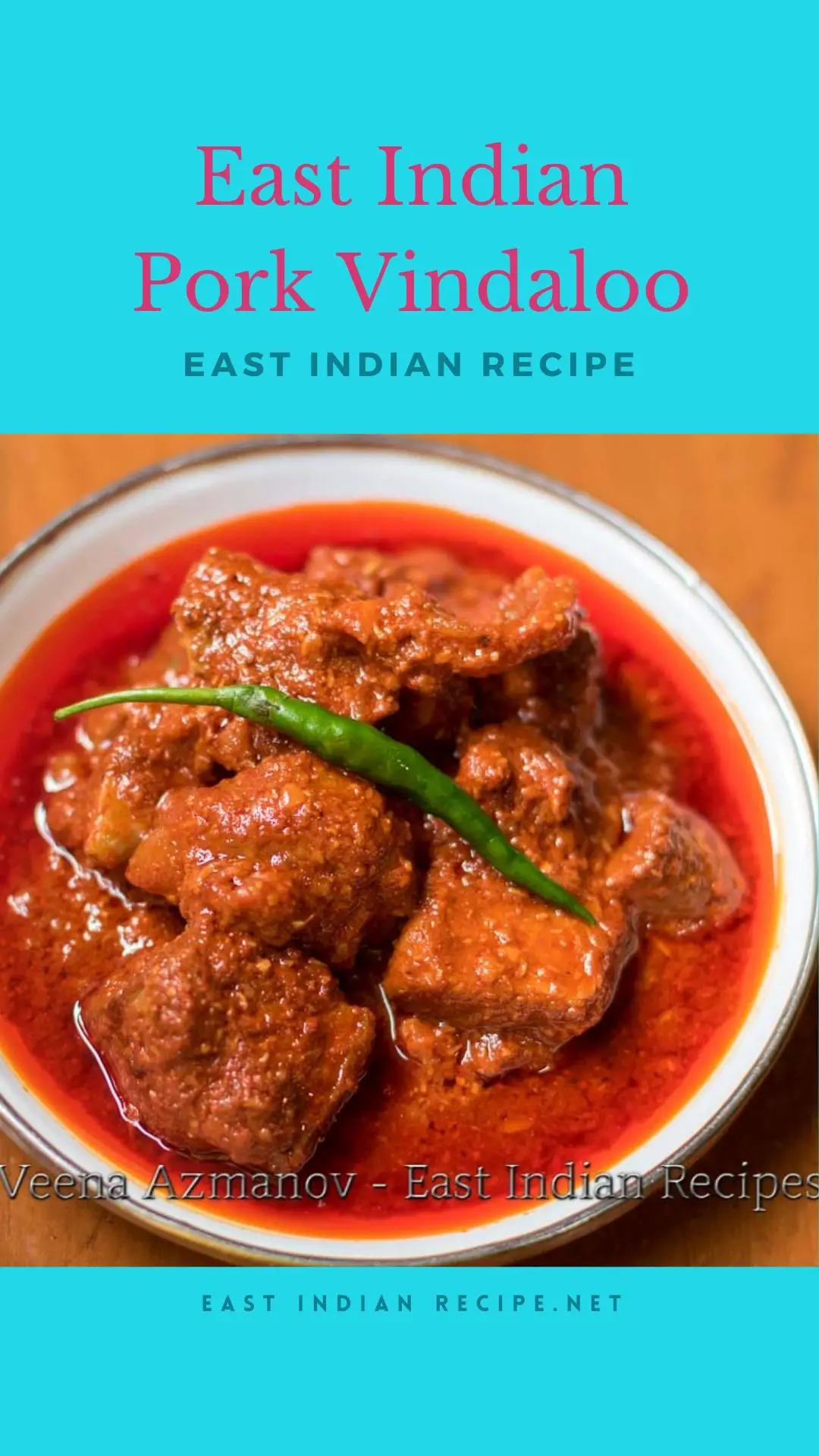 Pork Vindaloo - East Indian Pork Vindaloo Recipe - East Indian Recipes