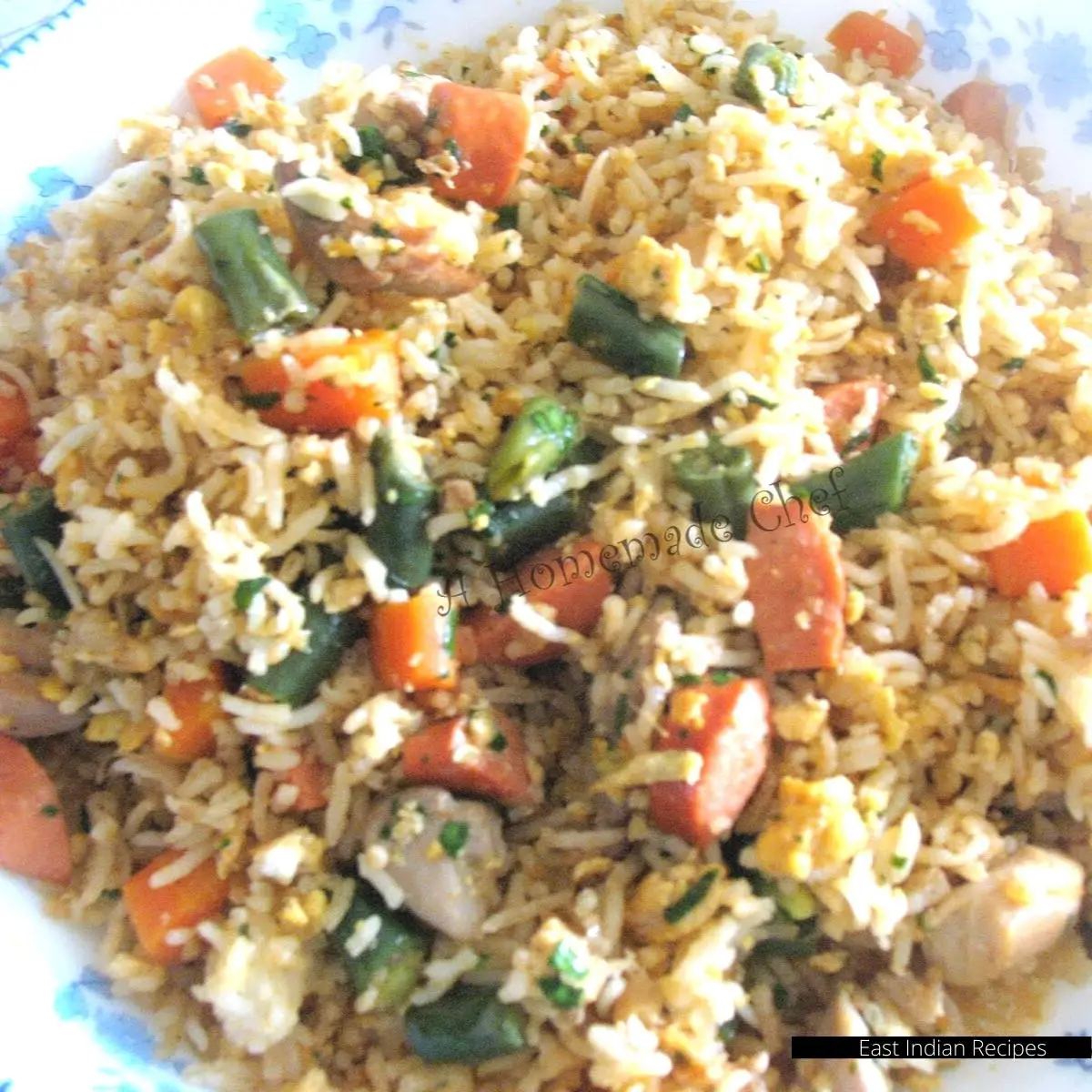How to make fried rice Indo-Chinese