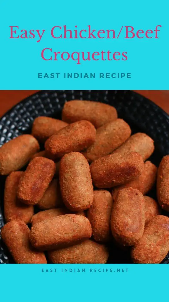 Pinterest image for croquettes.