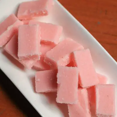 East Coconut fudge recipe also called East Indian Coconut cordial