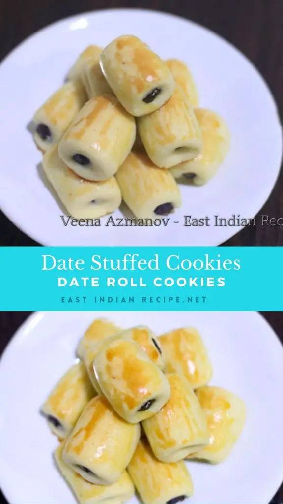 Pinterest image for date cookies.