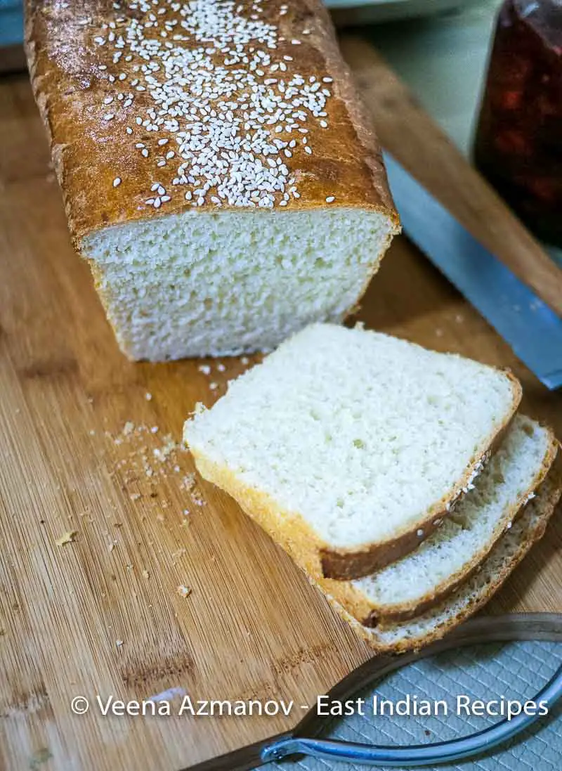 How to make traditional White Bread at home in a loaf pan