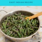 Pinterest image for foogath with green beans.