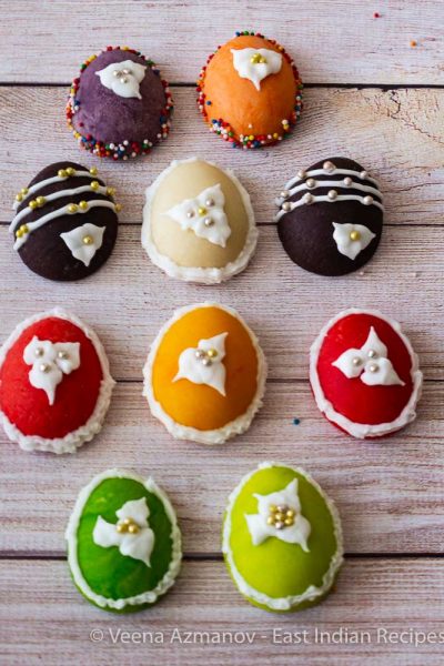 Homemade Easter Eggs Made with Marzipan