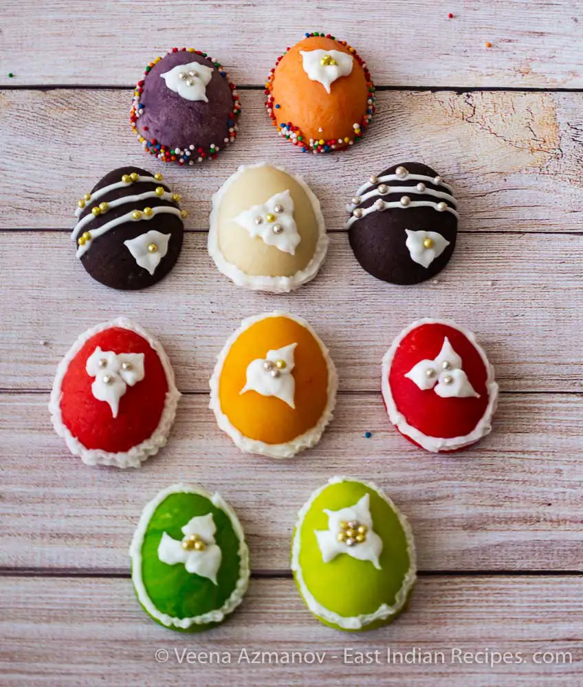 Homemade Easter Eggs Made with Marzipan