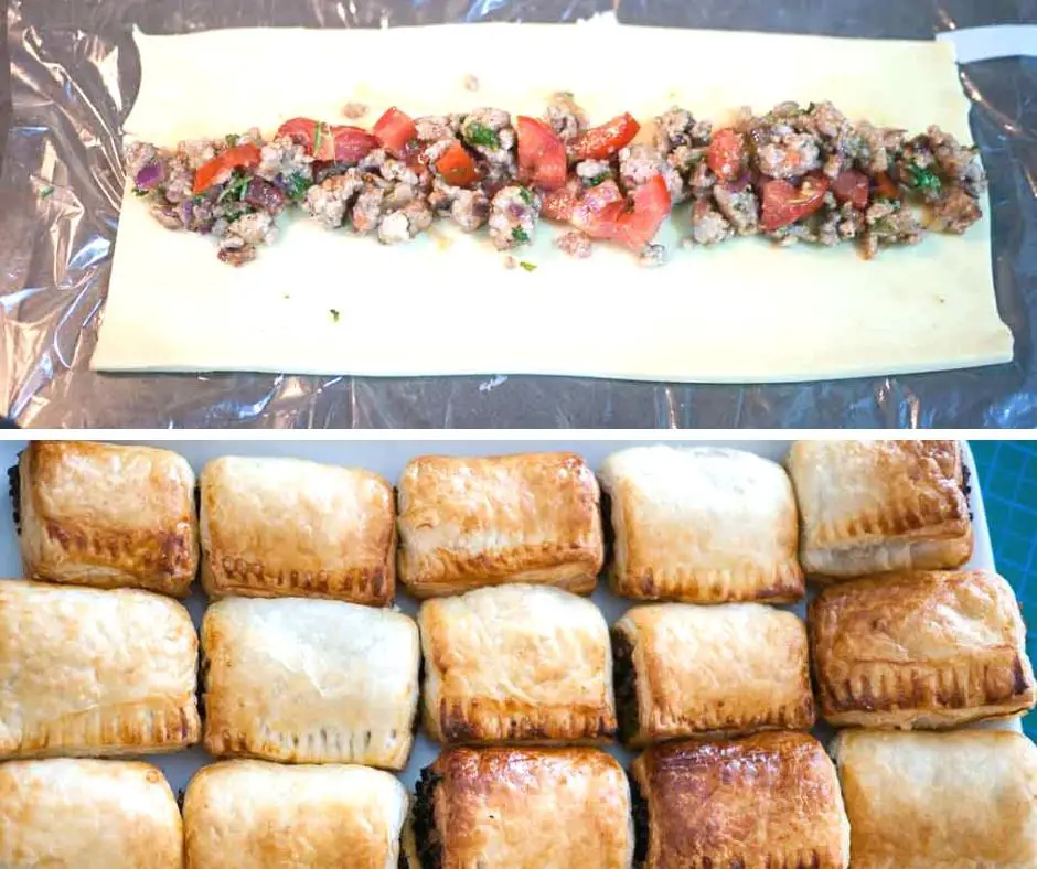 Meat Patties - Ground Beef with Puff Pastry Recipe - East Indian