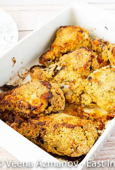 Baked Chicken - Crispy oven baked not fried