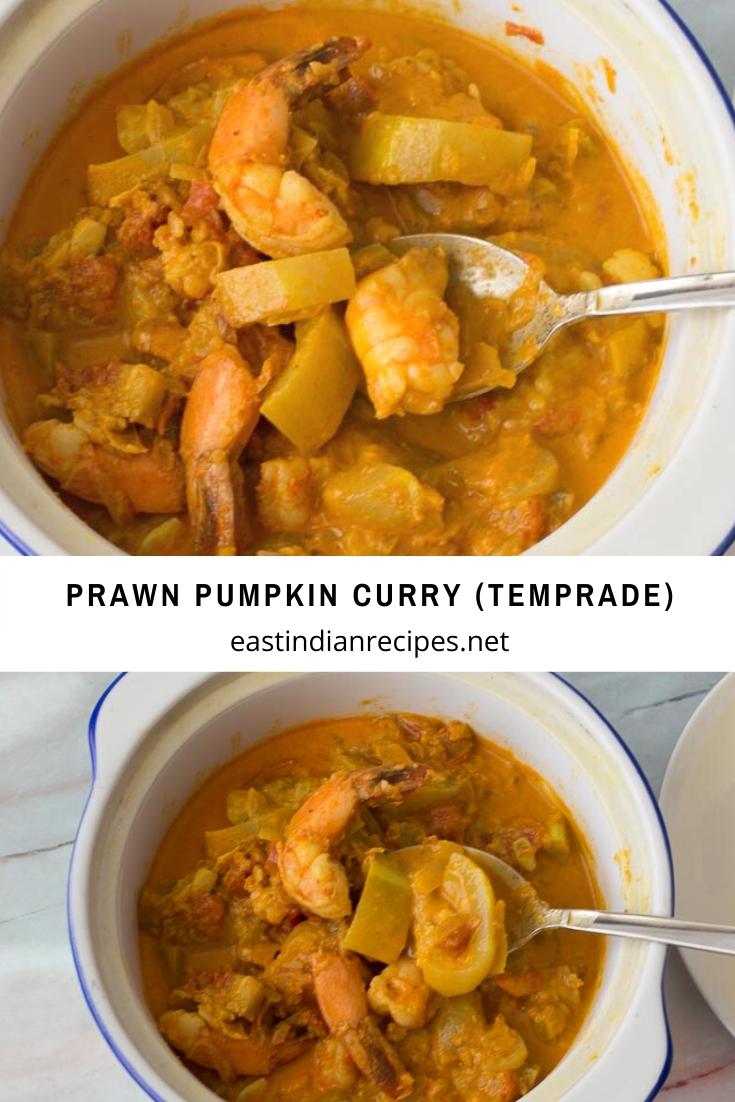 Pumpkin Prawn Curry - east Indian - East Indian Recipes