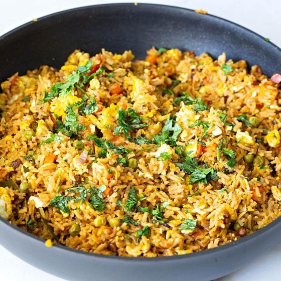 Indian Fried Rice - Indo-Chinese Fried Rice Recipe - East Indian Recipes