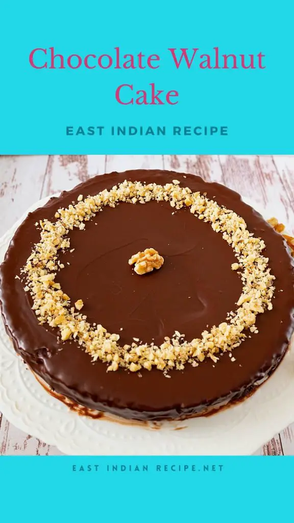 Walnut cake with chocolate Recipe