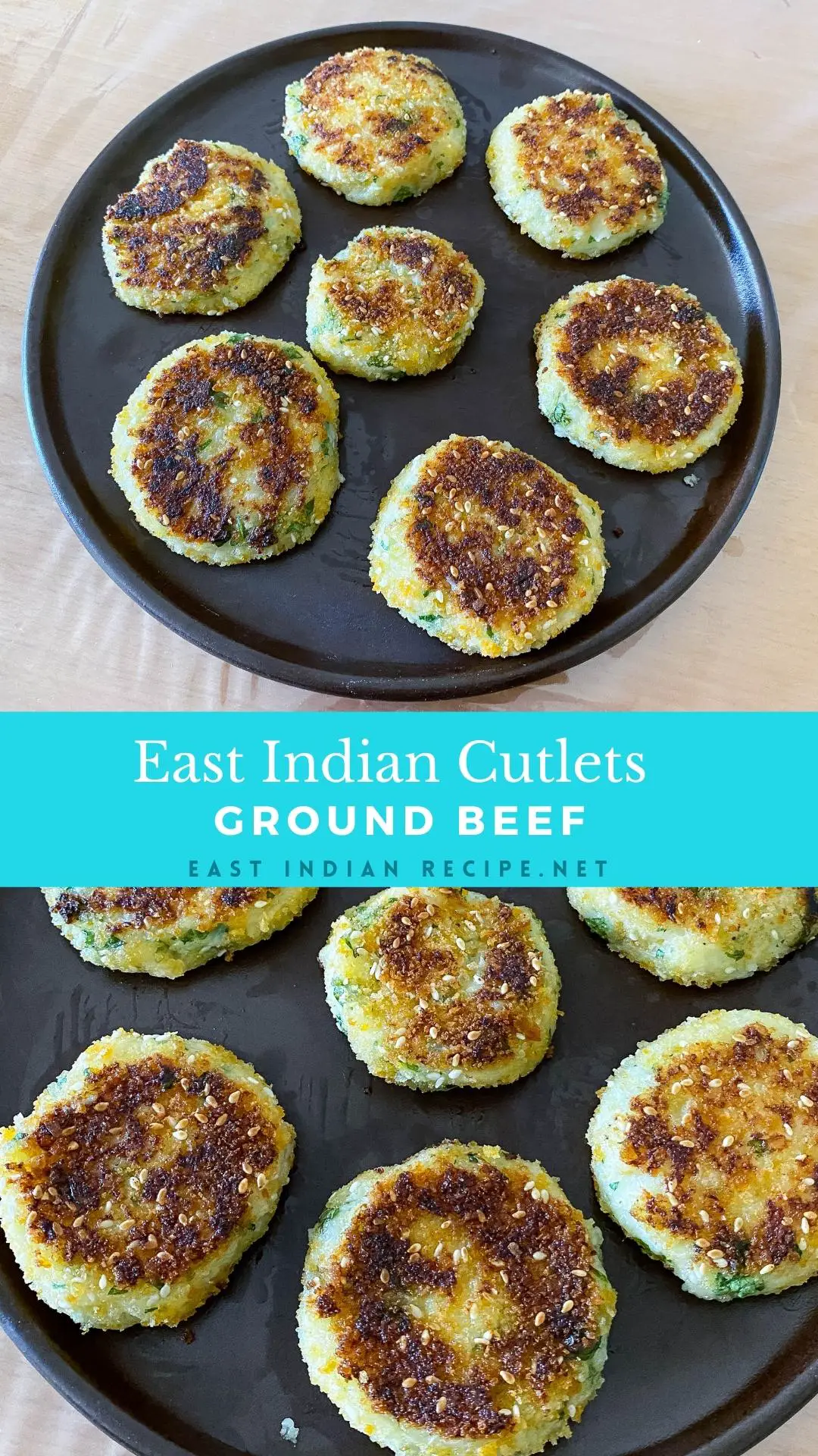 Mince Meat Cutlets - Ground Beef Patties - East Indian Recipes