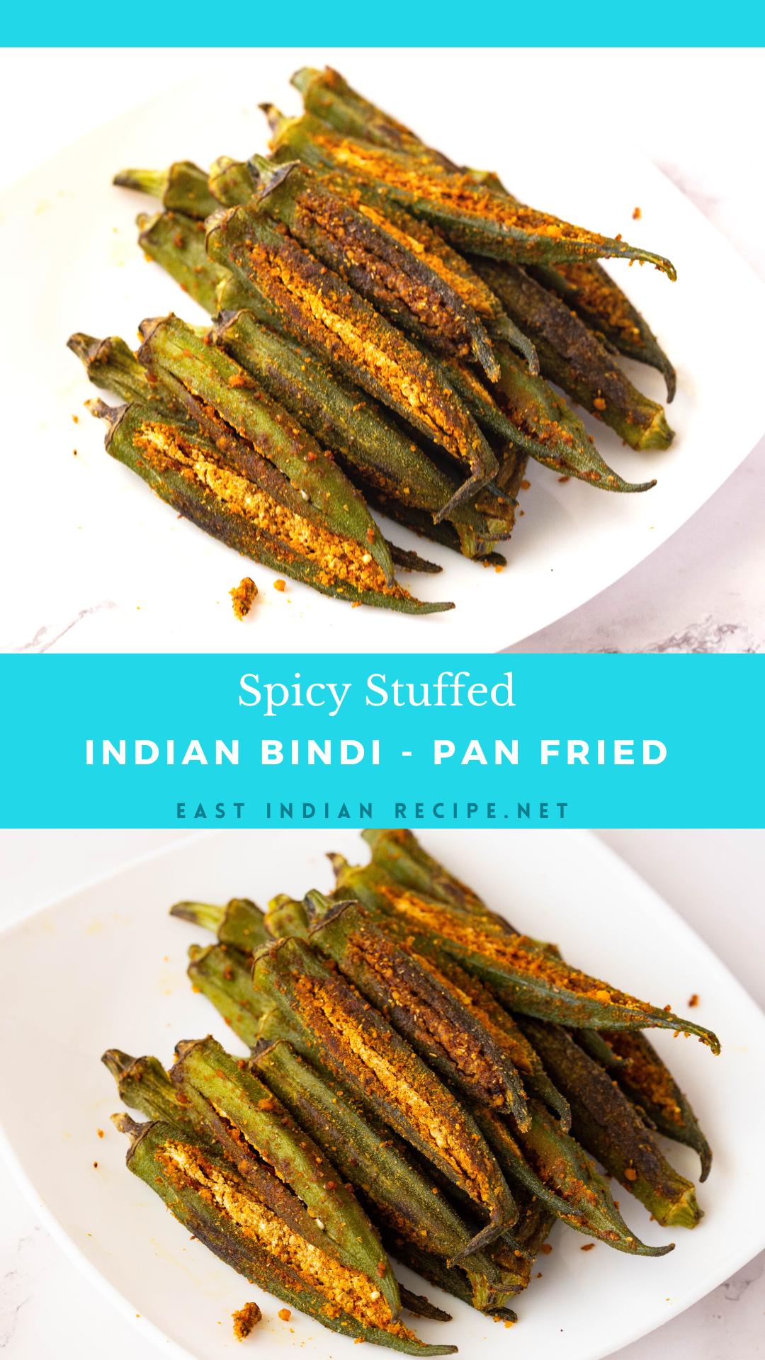 Easy Stuffed Okra - Indian Bharwa Bhindi In 20 Mins - East Indian Recipes