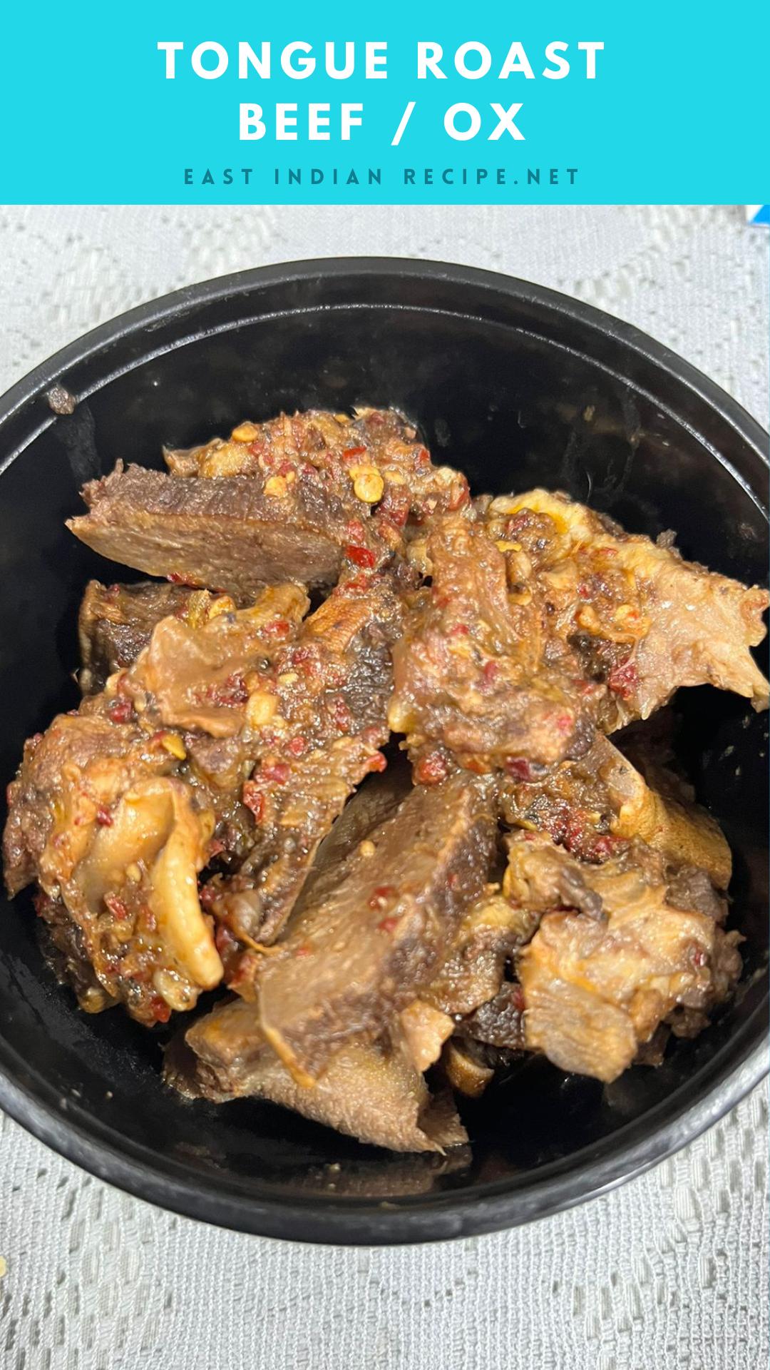 Easy Beef Tongue Roast East Indian Roast East Indian Recipes